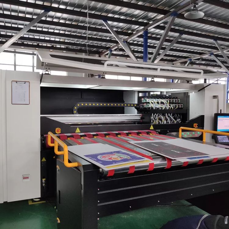 Mesin Karton Bergelombang Printer Inkjet Kotak Bergelombang Resolusi Tinggi