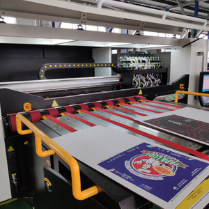 Pencetak Inkjet Pas Tunggal CMYK Cetakan Kotak Karton Kadbod